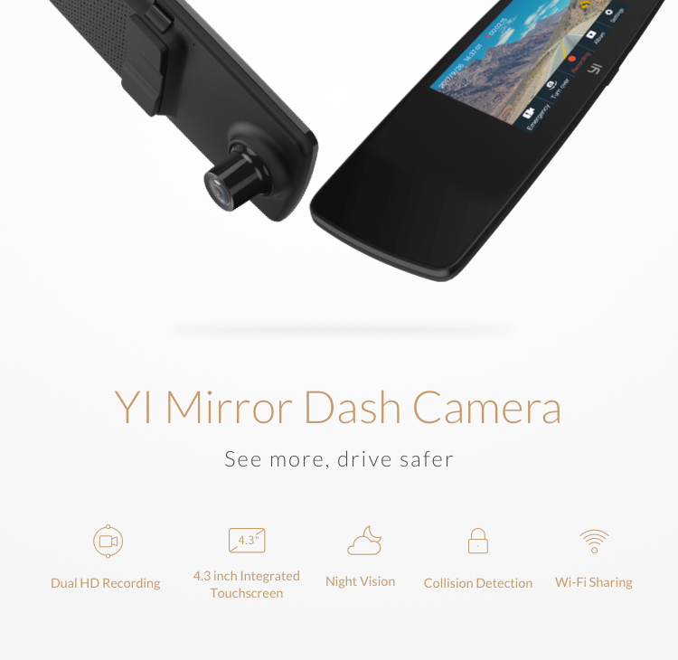 Xiaomi Yi Mirror Dash Cam