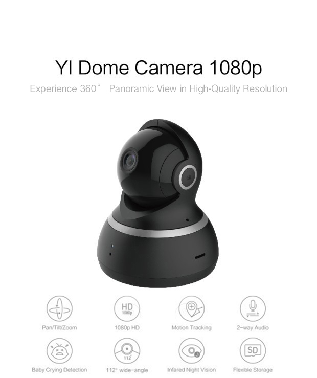 linkage crown logo YI 1080p Dome Camera | YI Technology